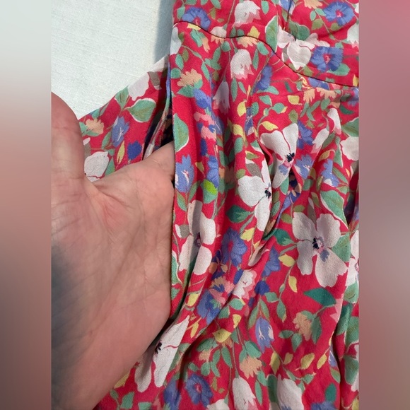 Yumi Kim Mindy Floral Short Sleeve Romper Small - Picture 7 of 8